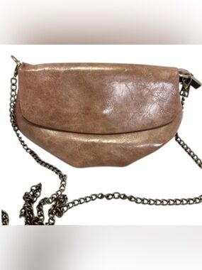 🩶🌸Emma Convertible Crossbody Chain Bag from Anthropologie in Dusty Rose🌷